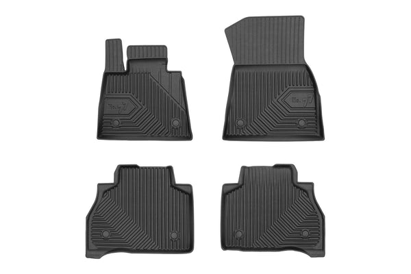 2.5D Гумени стелки Frogum №77 за BMW X7 G07 (2018+), 3 части, черни