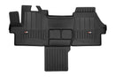 3D Гумени стелки Frogum за Fiat Ducato (2006-2014) 1 част, черна
