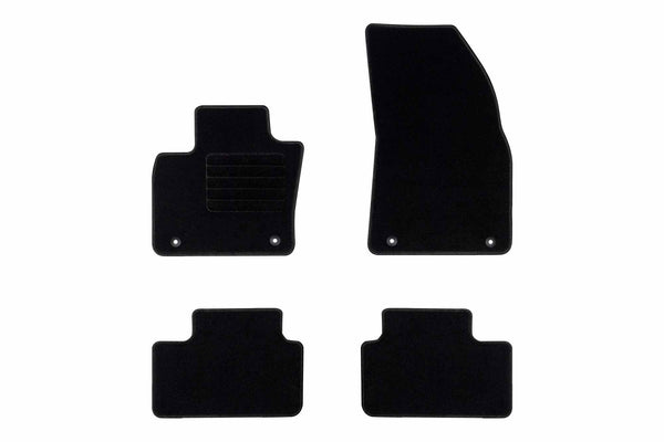 Мокетни стелки Rigum за Volvo XC40 (2018+) – 4 части, черни