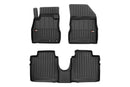 3D Гумени стелки Frogum за Nissan Note хечбек (2012–2017), комплект 3 части, черни