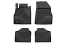 2.5D Гумени стелки Frogum №77 за Nissan Micra (2016+), 4 части, черни