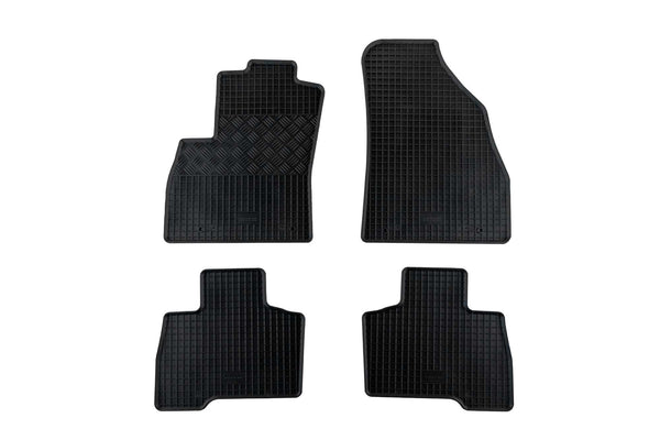 Gumeni stelki Rigum pentru Peugeot Bipper (2008+), 5 locuri, 4 părți, niello