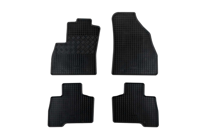 Gumeni stelki Rigum pentru Peugeot Bipper (2008+), 5 locuri, 4 părți, niello