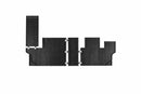 Covorașe din cauciuc Rigum pentru Peugeot Expert (2007+), al treilea rând, 4 părți, negru