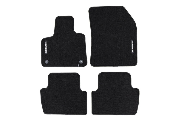 Covorașe Frogum Horizon pentru Peugeot 5008 (2017-2024), 4 părți, negru