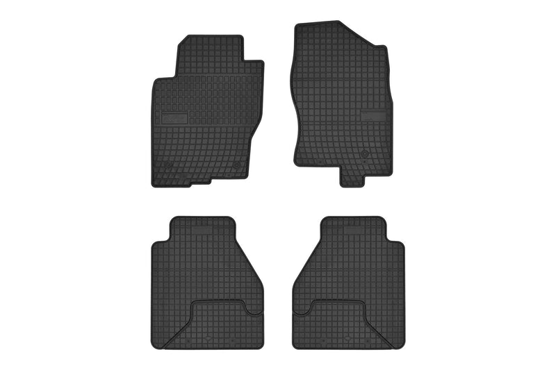 Гумени стелки Frogum за Nissan Navara / Pathfinder (2010–2015), 4 части, черни