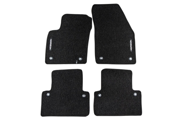 Covorașe Frogum Horizon pentru Volvo C30 (2006-2012), 4 bucăți, negru