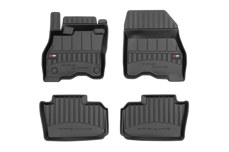 3D Гумени стелки Frogum за Nissan Leaf (2017 +), 4 части, черни