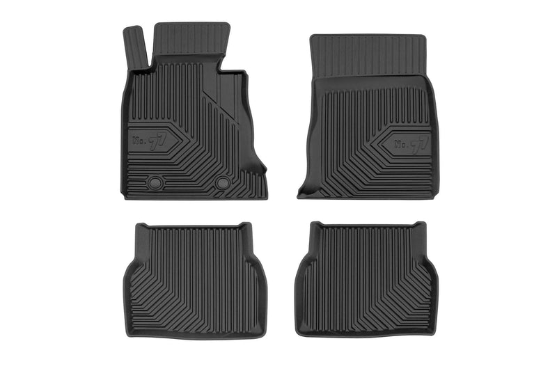 2.5D Гумени стелки Frogum №77 за BMW 5 E39 (1995–2004) – 4 части, черни