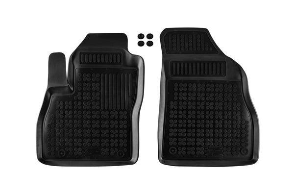 Covorașe din cauciuc Rezaw-Plast pentru Peugeot Bipper (2007+), 2 bucăți, negru