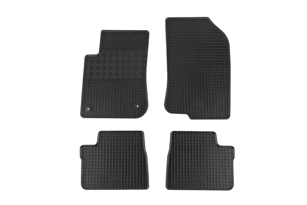 Covorașe din cauciuc Rigum pentru Peugeot 208 (2012-2019) - 4 părți, negru