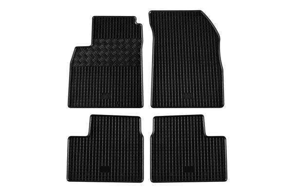 Гумени стелки Rigum за Nissan Micra (2010–2017), 4 части, черни