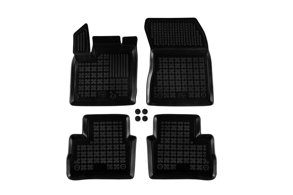 Гумени стелки Rezaw-Plast за Nissan Qashqai Crossover (2021+), 4 части, черни