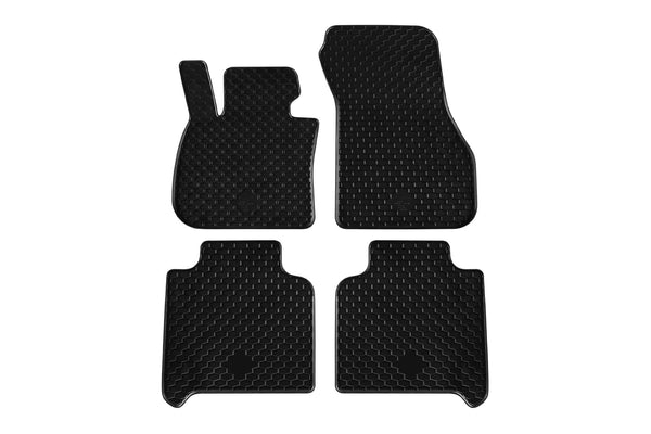 Гумени стелки Gumarny Zubri за BMW Серия 2 GT F46 (2014+), 4 части, черни