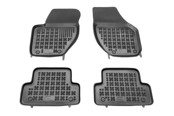 Гумени стелки Rezaw-Plast за Volvo V40 (2012–2019), 4 части, черни