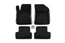 Covorașe din cauciuc Rezaw-Plast pentru Peugeot 308 (2013-2021), 4 părți, negru