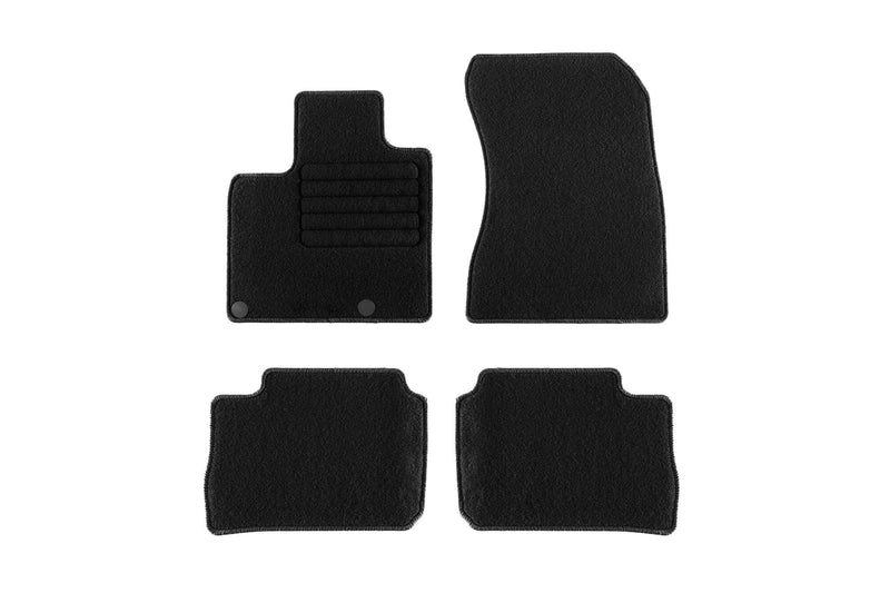Мокетни стелки Rigum за Nissan Qashqai E-Power (2022+), 4 части, черни