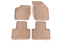 Гумени стелки Rezaw-Plast за Volvo XC90 (2002–2014) – 4 части, бежови