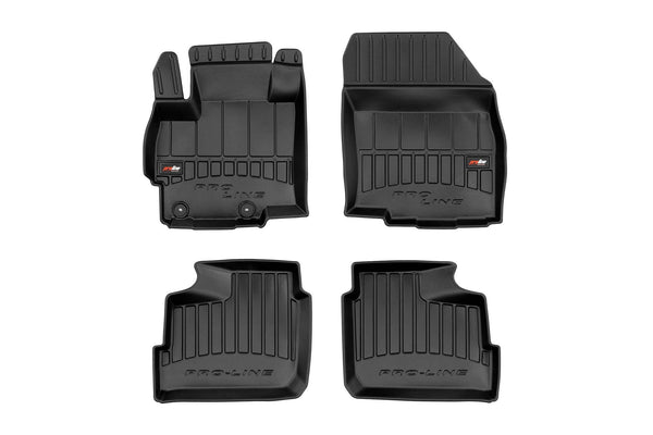 3D гумени стелки Frogum за Mitsubishi Space Star (2013+), 4 части, черни