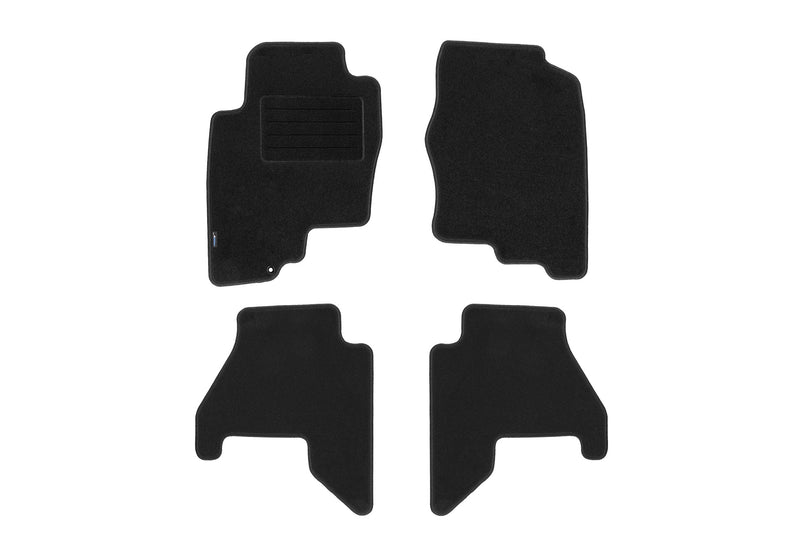 Мокетни стелки Petex за Nissan Pathfinder R51 (2005–2010) Rex – 5 места, 4 части, черни