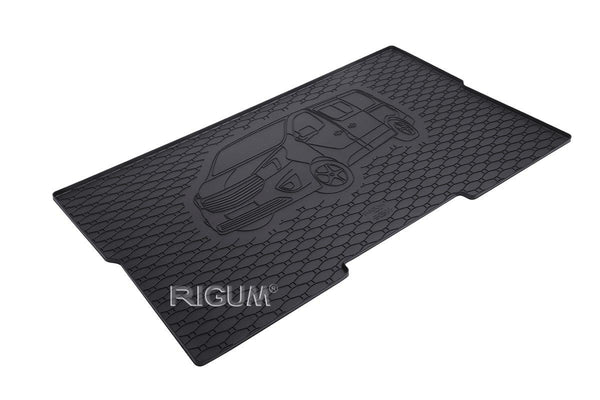 Covoraș de portbagaj din cauciuc Rigum pentru Opel Vivaro (2014-2018), Renault Trafic (2014+), Fiat Talento (2016+) bază scurtă, cu amprenta vehiculului