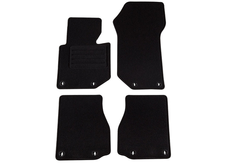 Мокетни стелки Petex за BMW Серия 3 E36 Кабрио (1991–1998) Rex, 4 части, черни, захват B228