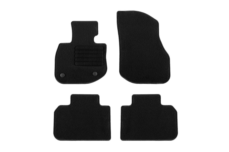 Мокетни стелки Rigum за BMW iX1 (2022+), iX2 (2024+), X1e (2022+), 4 части, черни