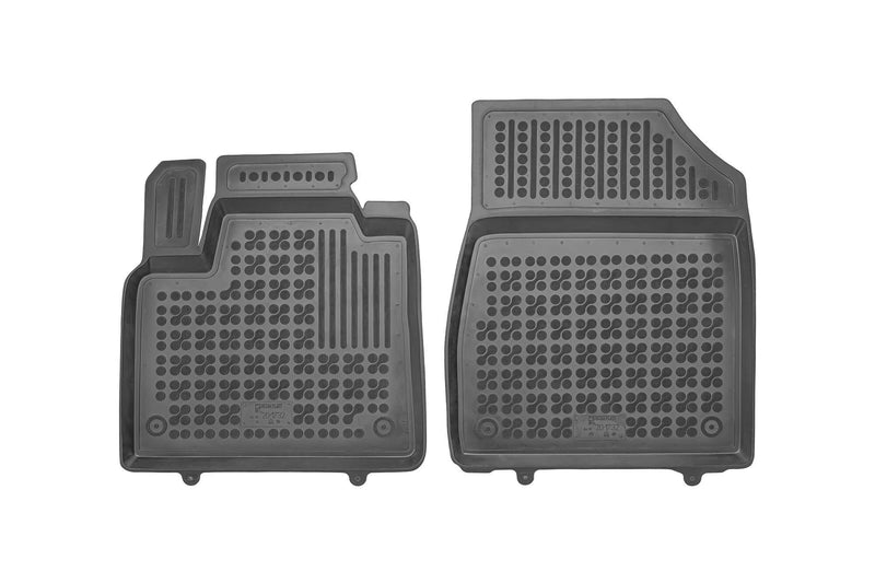 Гумени стелки Rezaw-Plast за Nissan Townstar (2021+), 3 места, 2 части, черни