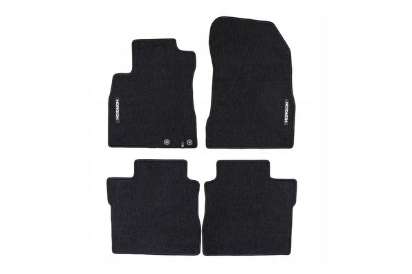 Мокетни стелки Frogum Horizon за Nissan Note (2012–2020), 4 части, черни