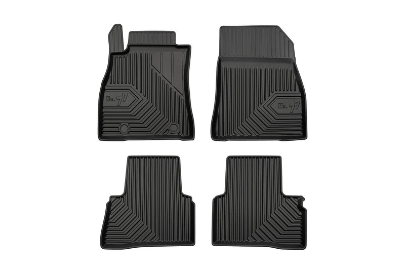 2.5D гумени стелки Frogum модел №77 за Nissan Juke (2010–2019), 4 части, черни