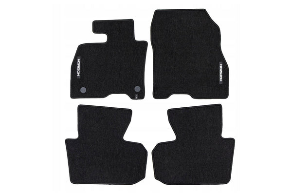 Мокетни стелки Frogum Horizon за Nissan Leaf (2017 +), 4 части, черни