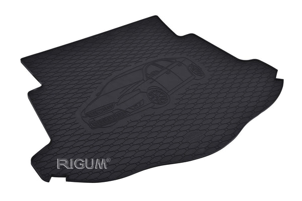 Covoraș de cauciuc Rigum pentru Ford Mondeo sedan (2007-2014) cu amprentă auto, negru