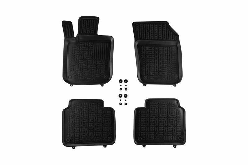 Гумени стелки Rezaw-Plast за Volvo S90 / V90 (2016+), 4 части, черни