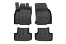 3D Гумени стелки Frogum за Audi Q2 (2016 +), 4 части – Черни