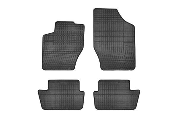 Гумени стелки Frogum за Peugeot 307 (2001–2008), 4 части, черни