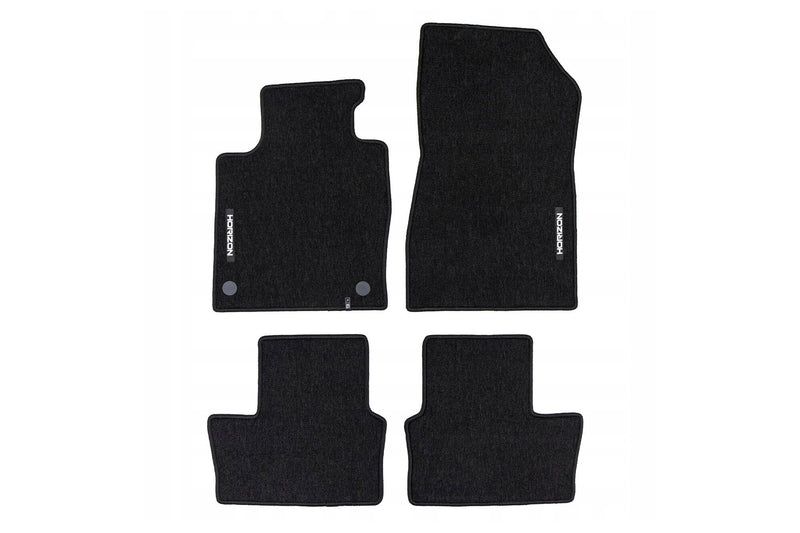 Мокетни стелки Frogum Horizon за Nissan Juke (2019+), 4 части, черни