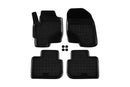 Гумени стелки Rezaw-Plast за Mitsubishi Colt (2009–2012) 5 врати, 4 части, черни