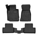 3D гумени стелки Stingray за BMW i4 (G26) (2022+), 4 части, черни