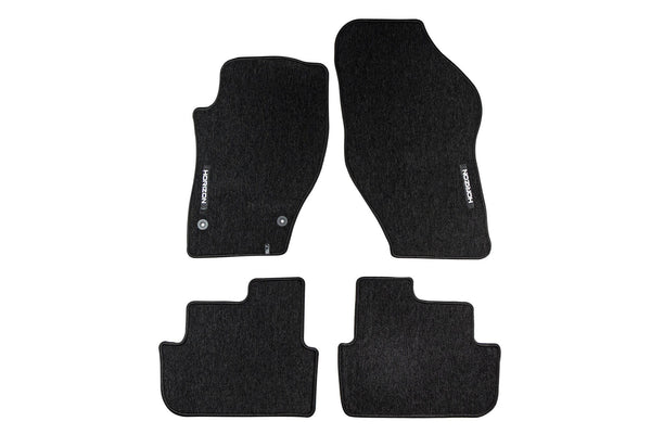 Мокетни стелки Frogum Horizon за Peugeot 308 (2007–2013), 4 части, Черни