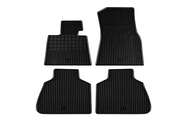 Гумени стелки Rigum за BMW X7 G07 (2018+), 4 части, черни