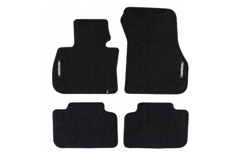 Мокетни стелки Frogum Horizon за BMW X2 F39 (2018–2023), 4 части, черни