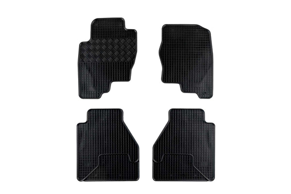 Гумени стелки Rigum за Nissan Navara (2005+) / Pathfinder (2006+), комплект 4 части, черни