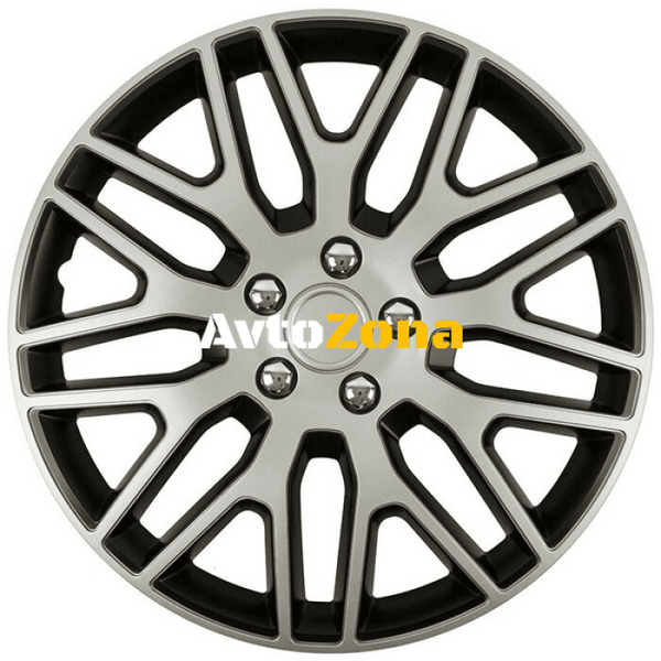 ТАСОВЕ ЗА ДЖАНТИ 13’’ VERSACO DAKAR NC SILVER/BLACK - 4бр. в к-т - Avtozona