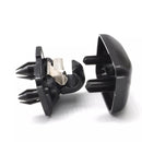 Set de 2 buc. suport clip pentru parasolar pentru VW Audi Skoda negru