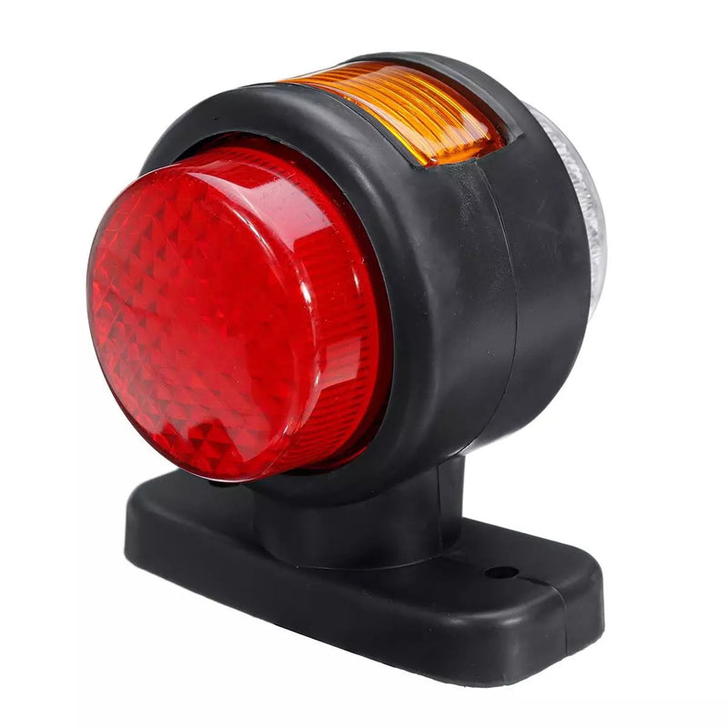 Set de 2 lumini de marcare LED tocosi corn 12V-24V cu trei lumini alb-galben-roșu