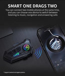 Set de 2 buc. Cască de cască de motocicletă Bluetooth fără fir cu interfon bidirecțional și anulare inteligentă a zgomotului