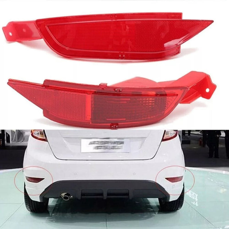 Stânga + dreapta reflectorizant spate Fog Light Kit cu bara de protecție spate Bulb pentru FORD Fiesta Mk7 C Max Grand C Max