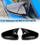 Set de 2 capace oglinzi laterale în stil Batman pentru Volkswagen VW GOLF 6 2009-2013.