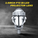 Set de amplificatoare cu diode Bi-LED 2pcs pentru faruri de fază lungă și joasă 2,5 inch 80W 7000lm 12V