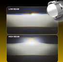 Set de amplificatoare cu diode Bi-LED 2pcs pentru faruri de fază lungă și joasă 2,5 inch 80W 7000lm 12V